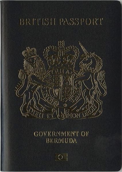 Bermuda passport cover